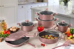 سرویس قابلمه گرانیتی 9 پارچه آیسل مدل pmt