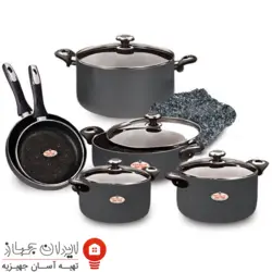 سرویس قابلمه و ماهیتابه گرانیتا زرساب  10 پارچه مدل GT-7500G