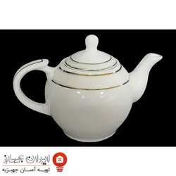 قوری 6 چینی تقدیس قالب گرد یوری طلا