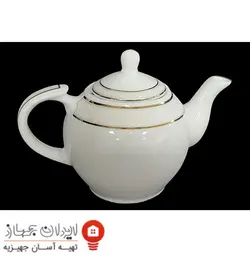 قوری 8 چینی تقدیس قالب گرد یوری طلا