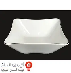 کاسه سالاد ( کاسه 23 ) چینی طوس مدل لب طلا