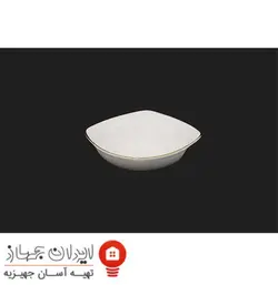 کاسه ماست ( کاسه 12 ) چینی طوس مدل لب طلا