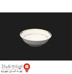 کاسه ماست ( کاسه 12) چینی تقدیس قالب گرد یوری طلا