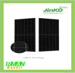 پنل خورشیدی 555 وات مونو کریستال هاف سل Jinko Solar