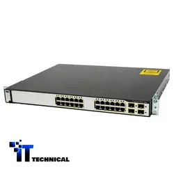 سوئیچ 24 پورت گیگ POE سیسکو | Cisco WS-C3750G-24PS-S