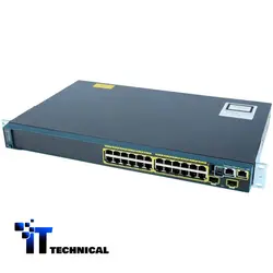 سوئیچ 24 پورت گیگ POE سیسکو | Cisco WS-C2960S-24PD-L