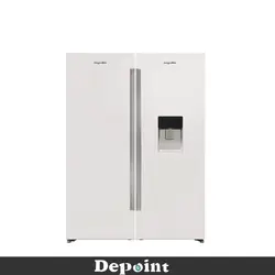 یخچال و فریزر دوقلو ۱۷ فوت دیپوینت مدل MAX-D سیلور سفید