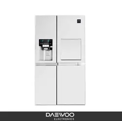 یخچال فریزر سایدبای ساید دوو مدل ۳۳۳۰MW سفید متالیک