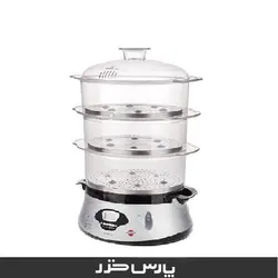 بخارپز پارس خزر مدل دیجی استیل