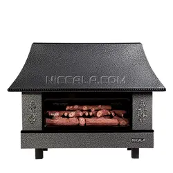 بخاری گازی نیک کالا طرح شومینه مدل سیمین کد MC-26