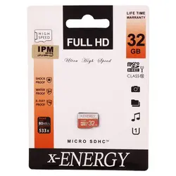رم میکرو ۳۲ گیگ ایکس انرژی X-Energy 533X U1 C10 80MB/s