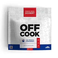 آف کوک توت فرنگی و بستنی وانیل -دونفره