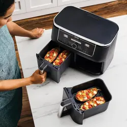 سرخ کن دوقلو بدون روغن نینجا مدلAF400