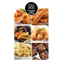 سرخ کن دوقلو بدون روغن نینجا مدلAF400