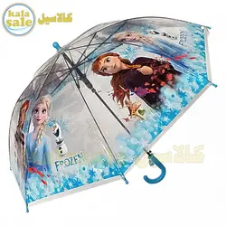 چتر بچگانه شفاف طرح السا و آنا در فروزن