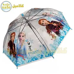 چتر بچگانه شفاف طرح السا و آنا در فروزن