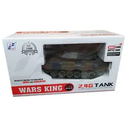 تانک کنترلی حرفه ای با قابلیت شلیک تیر Tank Wars King Leopard 2 789-4
