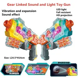 تفنگ بازی مدل چرخ دنده ای موزیکال پروجکشندار Gear Gun Star War