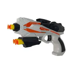 تفنگ بازی تیر ابری دو عددی مدل Heat Soft Space Gun 826-34