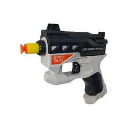 تفنگ بازی تیر ابری دو عددی مدل Heat Soft Space Gun 826-34