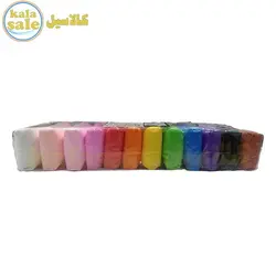 خمیر بازی سبک کلی بزرگ 12 رنگ Clay Bar