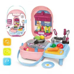 ست اسباب بازی لوازم آشپزی و گاز چمدانی 8774