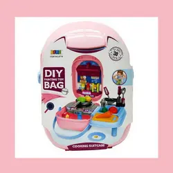 ست اسباب بازی لوازم آشپزی و گاز چمدانی 8774