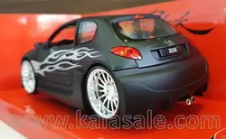 ماکت ماشین ویلی مدل پژو Welly Die Casting Model Peugeot 206 Tuning