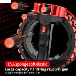 تفنگ شارژی رگباری با تیر ابری مدل  Growler Soft Bullet Gun H01
