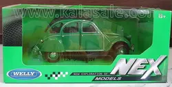 ماکت ماشین ویلی مدل سیتروئن ژیان Welly Die Casting Model Citroen 2CV