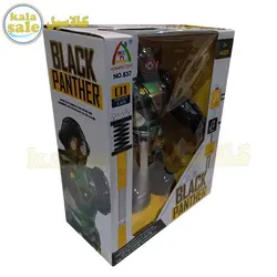 ربات آدم آهنی موزیکال پلنگ سیاه با قابلیت شلیک تیر Black Panther