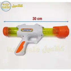 تفنگ بازی دو عددی بادی با تیر توپی اسفنجی