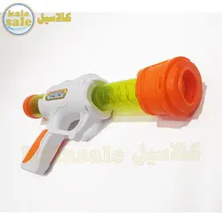 تفنگ بازی دو عددی بادی با تیر توپی اسفنجی