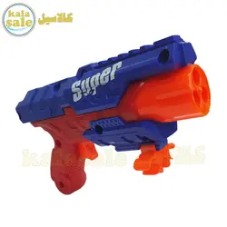 تفنگ بازی تیر ابری مدل Super Gun Revolver