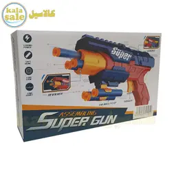 تفنگ بازی تیر ابری مدل Super Gun Revolver