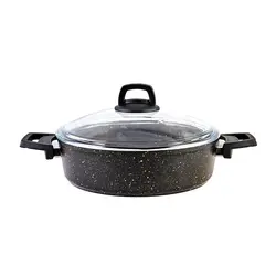 سرویس قابلمه بیو گرانیت 7 پارچه مدل BLACKGOLD