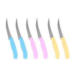 کارد میوه خوری 6 عددی مدل COLOURFUL