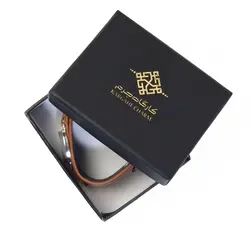 دستبند چرم و سنگ طبیعی یشم با حکاکی وان یکاد کد 204