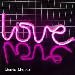 آباژور نئونی طرح(Love)