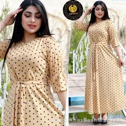 پیراهن زنانه ساحلی زنانه مربعی کد 49275