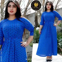 پیراهن زنانه ساحلی زنانه مربعی کد 49275