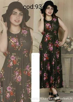 ساحلی بلند زنانه گلدار کد 8228