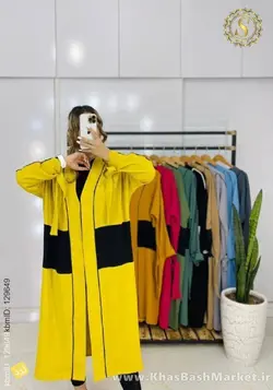 مانتو آستین گره ای جلو قزن دار کد 78749