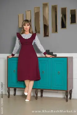 ست شومیز دامن زنانه بانو کد 7285