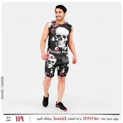 ست رکابی و شلوارک مردانه Alma مدل 27149