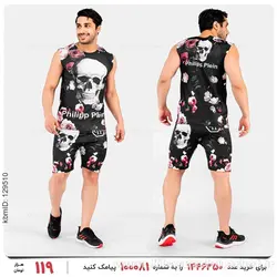 ست رکابی و شلوارک مردانه Alma مدل 27149