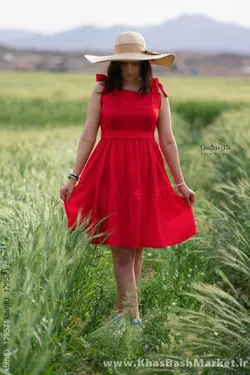 ساحلی کوتاه هیلدا قرمز کد 45023