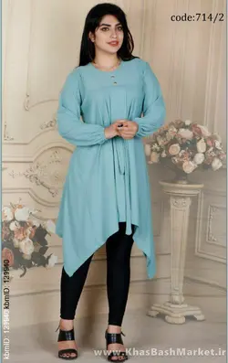 تونیک زنانه دو دگمه نرگس کد 1507