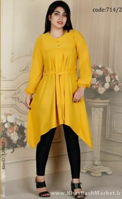 تونیک زنانه دو دگمه نرگس کد 1507