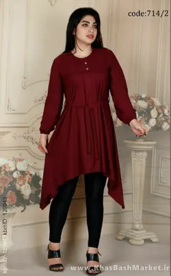 تونیک زنانه دو دگمه نرگس کد 1507